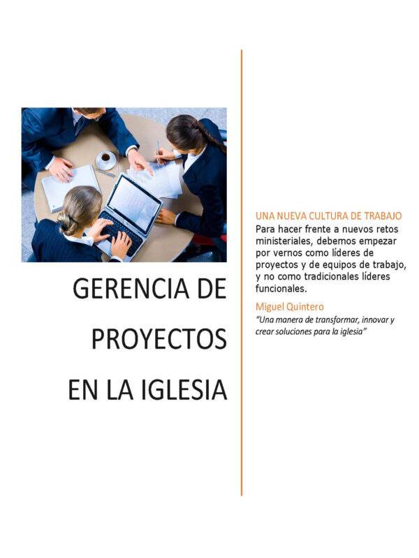 SG-01 Curso de Gerencia de Proyectos de la Iglesia